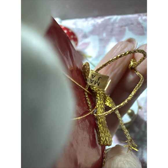 LOT of 4 Vtg Drum Christmas ornaments Taiwan Japan  Painted Felt 2” To 1” - Picture 3 of 6